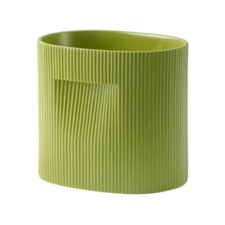 Muuto Ridge blomkruka, h 24 cm, mossgrön