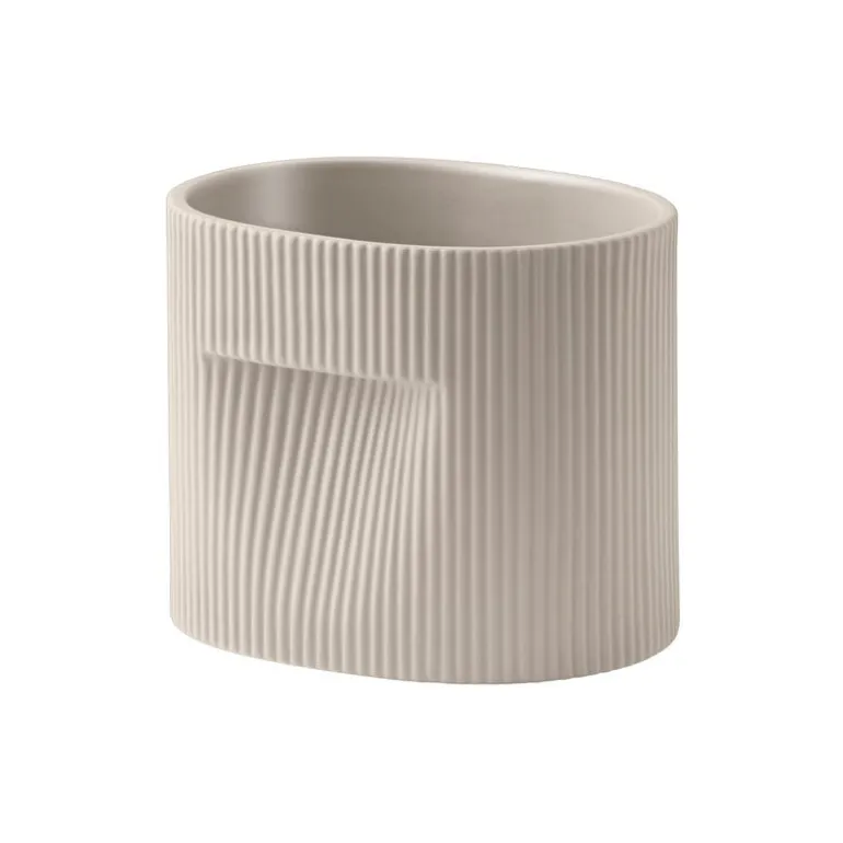 Muuto Ridge blomkruka, h 15 cm, beige