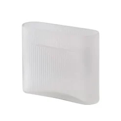 Muuto Ridge vas, 16,5 cm, vit frostat glas