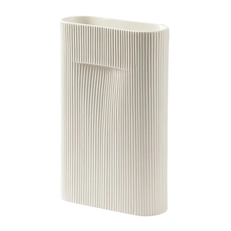 Muuto Ridge vas, liten, naturvit