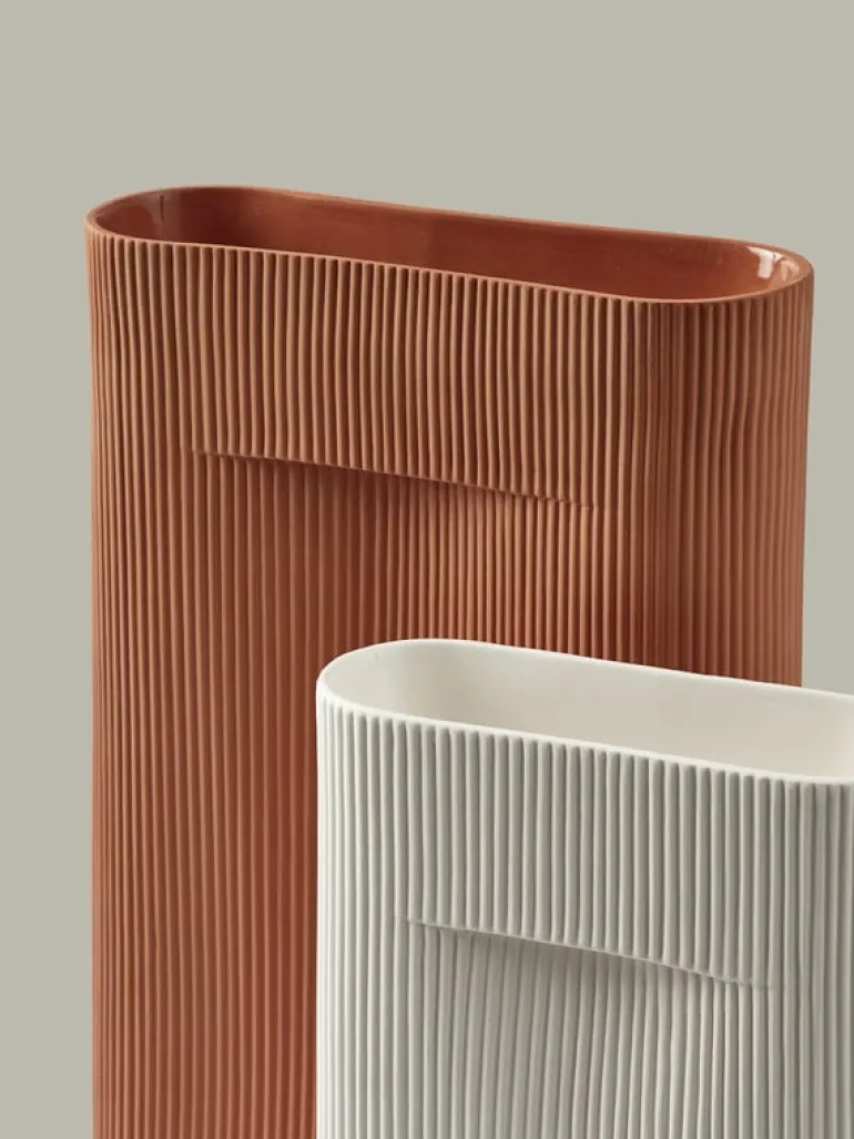 Muuto Ridge vas, stor, terrakotta