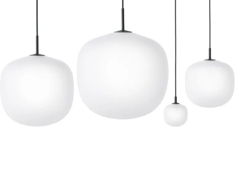 Muuto Rime pendellampa 12 cm, svart