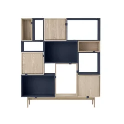 Muuto Stacked 2.0 hyllmodul, liten, midnight blue