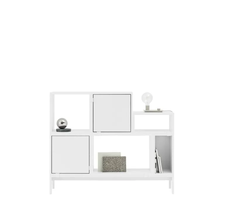 Muuto Stacked hyllmodul, liten, vit