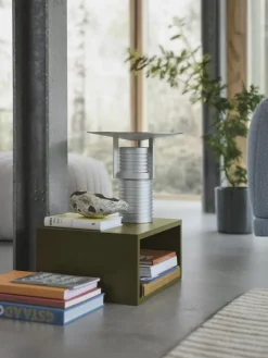 Muuto Stacked hyllmodul, liten, brungrön