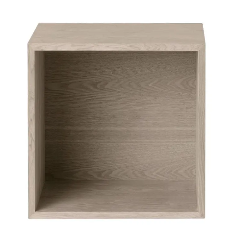 Muuto Stacked hyllmodul med bakstycke, medium, ek