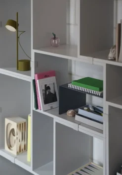 Muuto Stacked hyllmodul, stor, ljusgrå