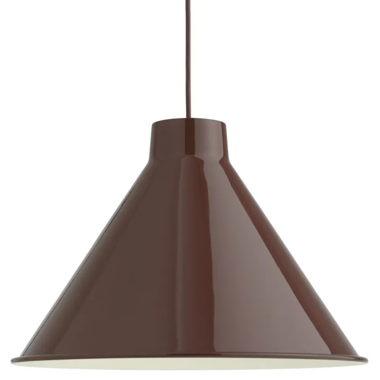 Muuto Top pendellampa, 38 cm, djupröd