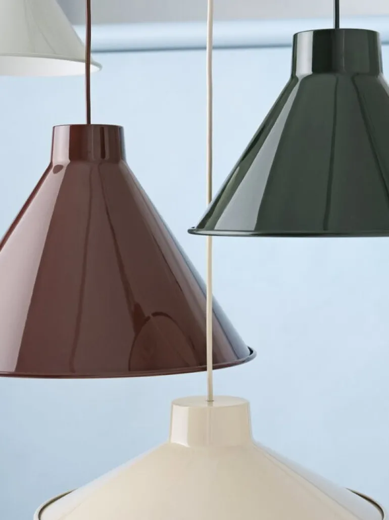 Muuto Top pendellampa, 38 cm, djupröd