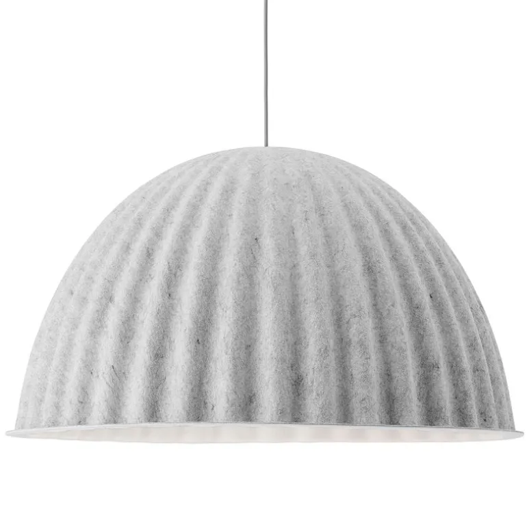 Muuto Under the Bell pendellampa, 82 cm, vit melange