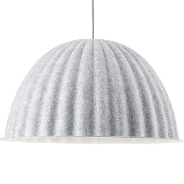 Muuto Under the Bell pendellampa, 55 cm, vit melange