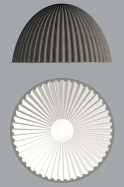 Muuto Under the Bell pendellampa 55 cm, grå