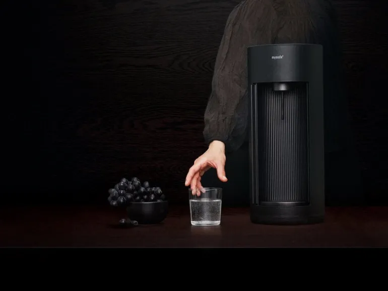 Mysoda Glassy kolsyremaskin, svart