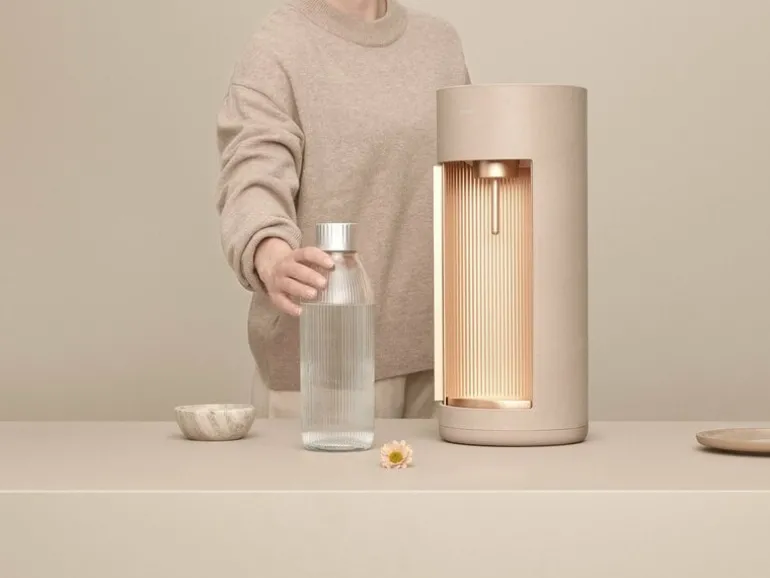 Mysoda Mysoda glasflaska, 1 l, silver