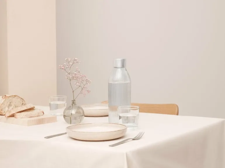 Mysoda Mysoda glasflaska, 1 l, silver