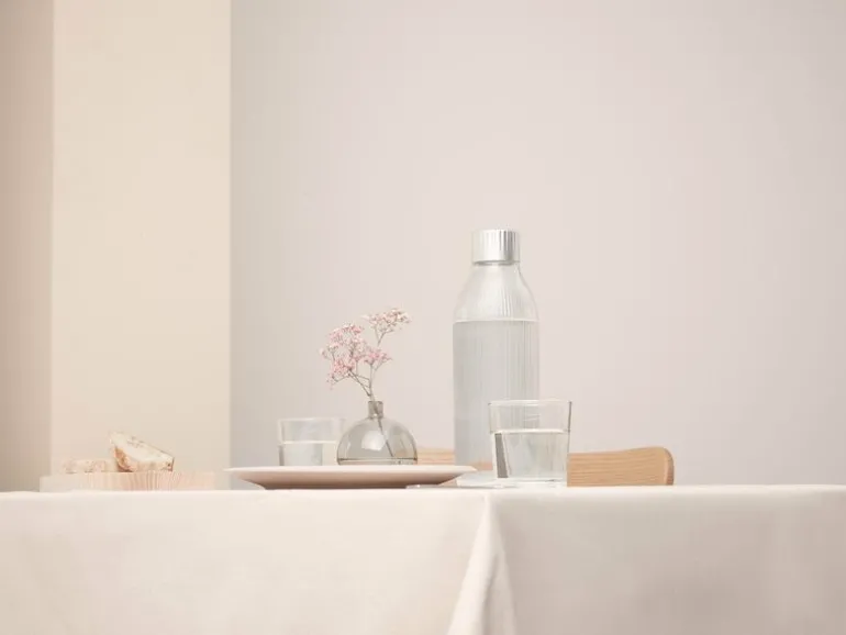 Mysoda Mysoda glasflaska, 1 l, silver