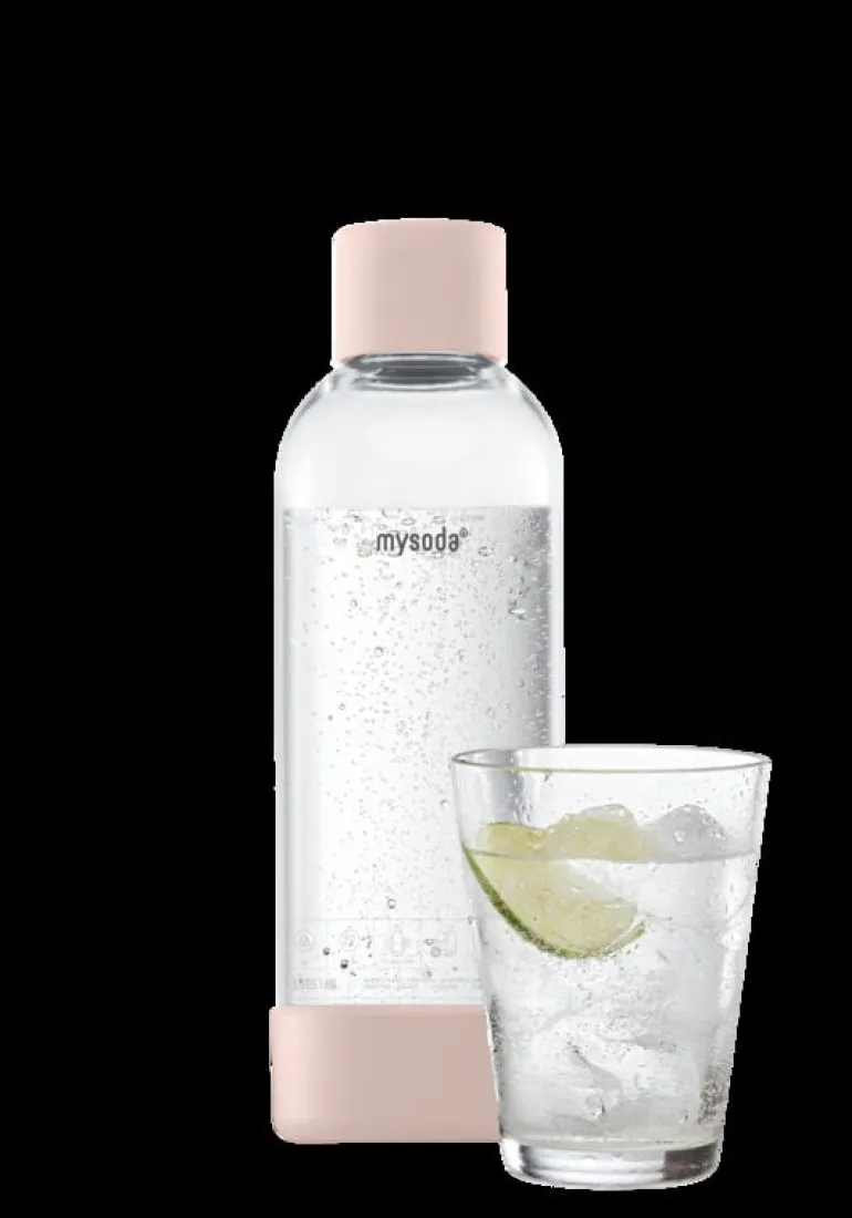 Mysoda Mysoda vattenflaska 1 l, 2-pack, rosa