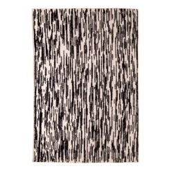 Nanimarquina Doblecara 1 matta, svart - naturvit