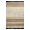 Nanimarquina Tres Stripes utomhusmatta, 170 x 240 cm, svart