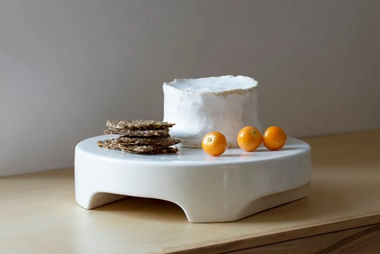 Nedre Foss Etage fat, vit