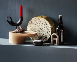 Nedre Foss Ildhane ljushållare, svart