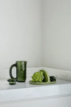 Nedre Foss Korg bricka, prima vera grön