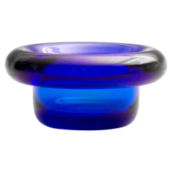 Nedre Foss Sirkel värmeljushållare, koboltblå