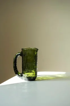 Nedre Foss Vannfall vattenkanna, flaskgrön