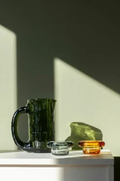 Nedre Foss Vannfall vattenkanna, flaskgrön