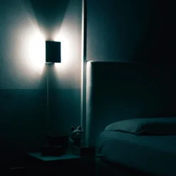 Nemo Lighting Applique à Volet Pivotant vägglampa, gul