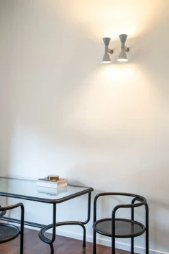 Nemo Lighting Applique de Marseille Mini vägglampa, grå