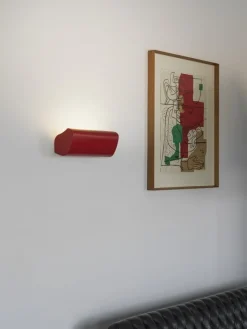 Nemo Lighting Applique Radieuse vägglampa, röd