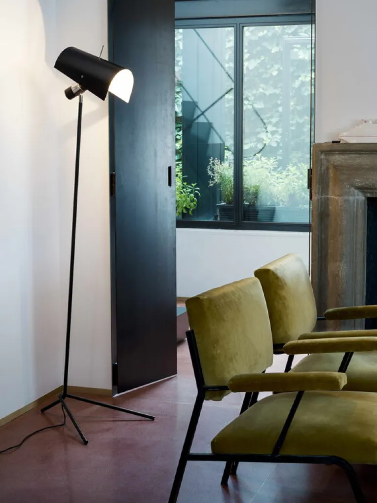 Nemo Lighting Claritas golvlampa, svart