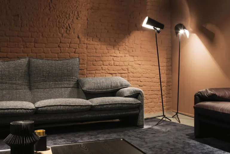 Nemo Lighting Claritas golvlampa, svart