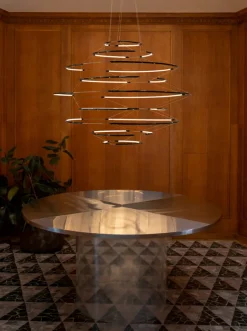 Nemo Lighting Drop 9 pendellampa, 2700 K, svart