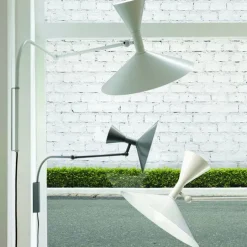 Nemo Lighting Lampe de Marseille vägglampa, grå