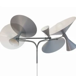 Nemo Lighting Lampe de Marseille vägglampa, grå