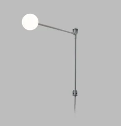 Nemo Lighting Mini Potence Pivotante vägglampa, grå