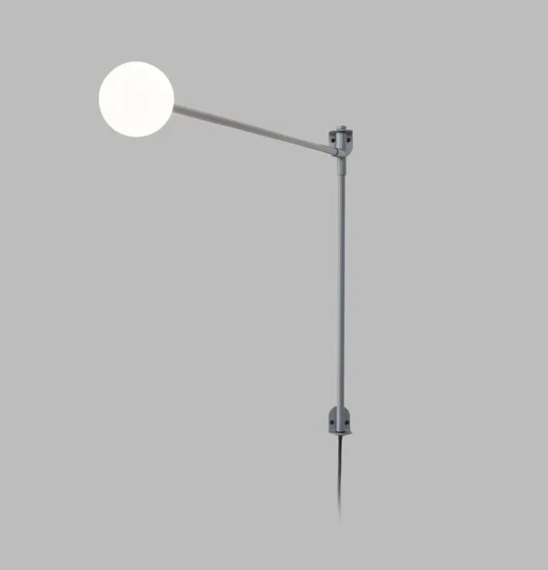 Nemo Lighting Mini Potence Pivotante vägglampa, grå