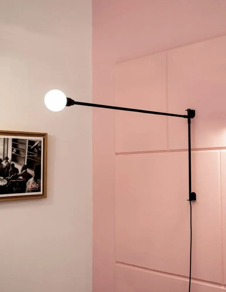 Nemo Lighting Mini Potence Pivotante vägglampa, grå