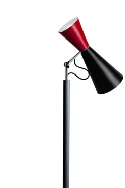 Nemo Lighting Parliament golvlampa, svart - röd