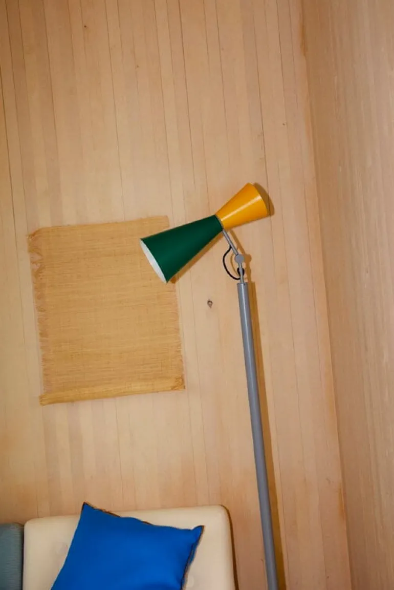 Nemo Lighting Parliament golvlampa, grön - gul