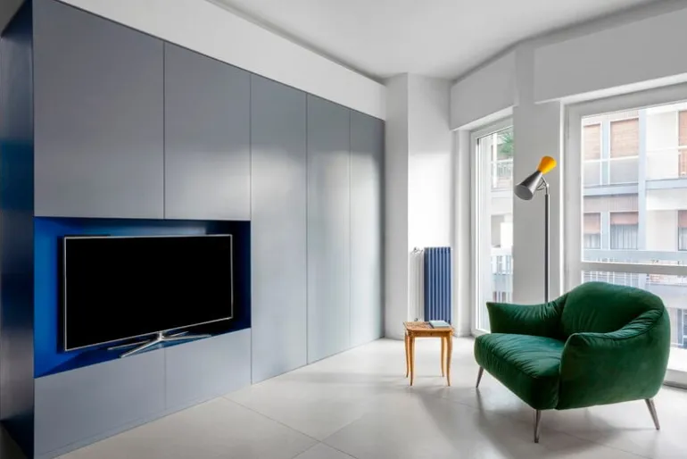 Nemo Lighting Parliament golvlampa, svart - gul