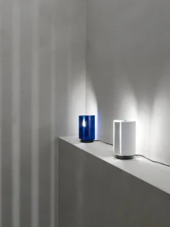 Nemo Lighting Pivotante à Poser bordslampa, blå