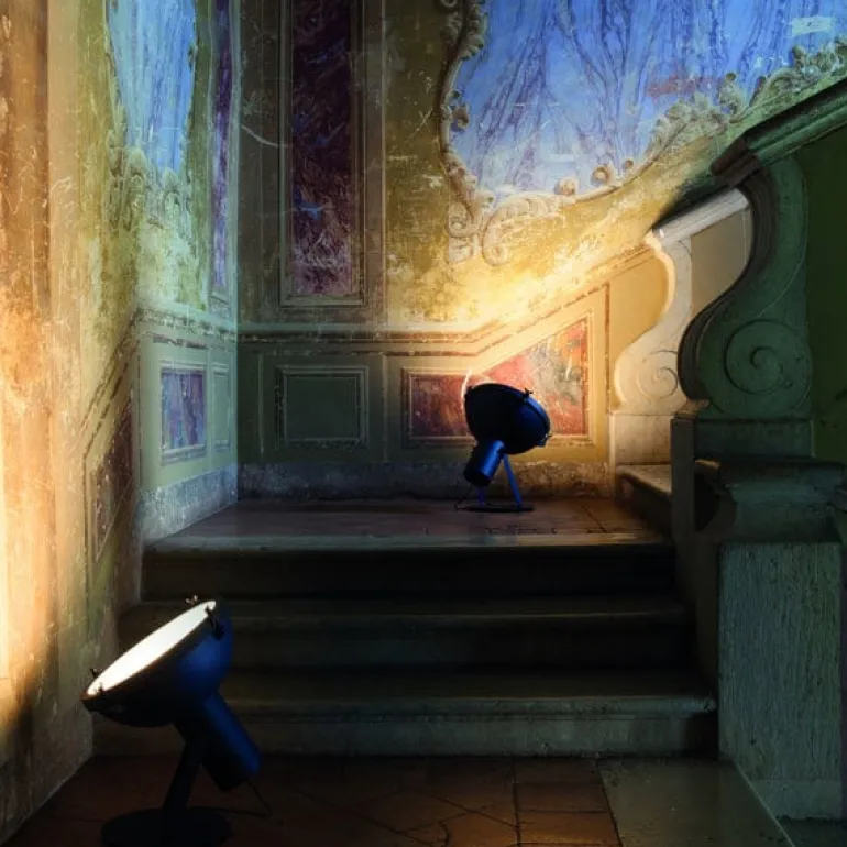 Nemo Lighting Projecteur 365 golvlampa, nattblå