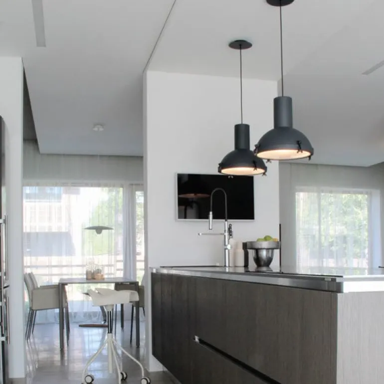 Nemo Lighting Projecteur 365 pendellampa, vit sand