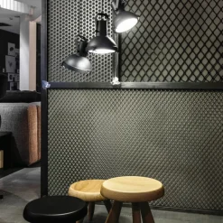 Nemo Lighting Projecteur 165 pendellampa, vit sand