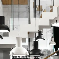 Nemo Lighting Projecteur 165 pendellampa, vit sand