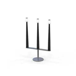 Nemo Lighting Sorrento bärbar bordslampa, svart - grå