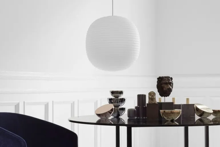 New Works Aura bordsspegel, rostfritt stål